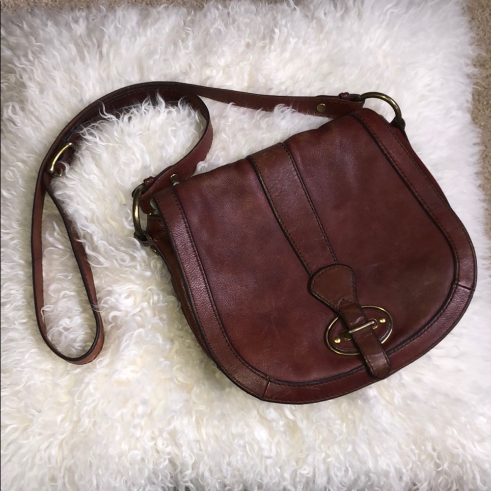 Fossil • Brown Leather Crossbody
